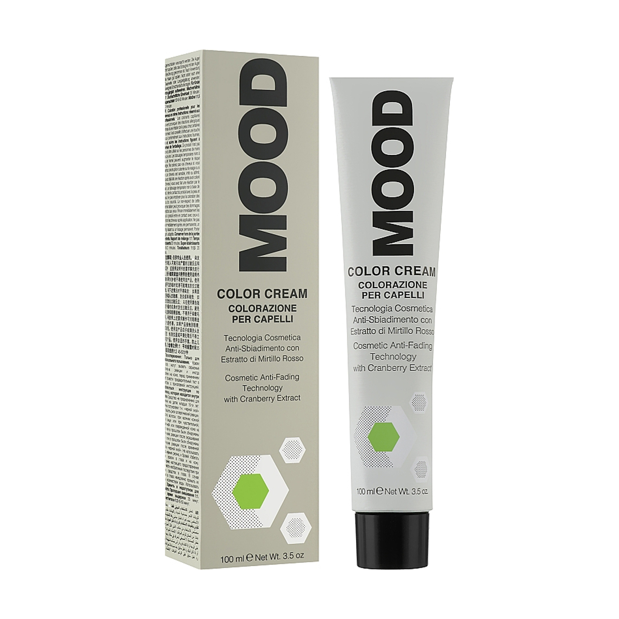Перманентна крем-фарба для волосся Mood Color Cream 6.55 Dark Intense Red Blonde, 100 мл